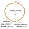Vintage Glass Stone Crystal Pendant Necklace For Women Gold Plated Stainless Steel Necklace Jewelry Gift - Image 7