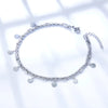 Double Layer Coin Disc Pendant Anklets Golden Color Stainless Steel Anti-allergic Rope Chain Leg Foot Bracelet Jewelry - Image 4