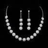 Silver Color Pearl Crystal Bridal Jewelry Sets Wave Shape Choker Necklace Earrings Sets for Women Wedding Jewelry Sets - Image 14