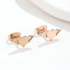 Creative Stainless Steel Yes And No Letter Stud Earrings for Women Jewelry Friendship Gift - Image 8