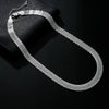 Silver-Tone Net Chain Jewelry Set with Necklace or Bracelet Options - Image 3