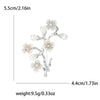 Enamel Plum Blossom Pin for Women Unisex Pearl Branch Brooch Office Party Friend Gifts Jewelry Accessories - Image 2