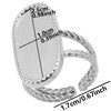 5pcs Minimalist Long Style Oval Stainless Steel Geometric Ring Leaves Square Chunky Hollow No Fade Rings For Women Men Jewelry - Image 8