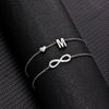Bohemia A-Z Letter Initial Anklet For Women Silver Color Initial Heart Anklet Bracelet Leg Chain Beach Party Travel Foot Jewelry - Image 3