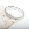 Stainless Steel Feather Shape Bangle Bracelets Jewelry - Image 5