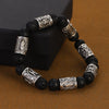 Norse Viking Runes Stone Bracelet for Men 8Mm Lava Obsidian Turquoises Beads Charm Bangles Lucky Amulet Jewelry Gift - Image 4
