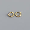 Minimalist Circle Hoop Earrings in Multiple Sizes - Image 20