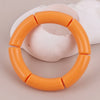 Colorful Acrylic Tube Bead Bangle with Elastic Fit - Image 13