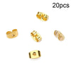 20pcs Pvd Stainless Steel Stud Earrings Post Pins With Loop 4 5 6 8 mm Earring Backs Making For Jewelry - Image 11