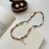 Colorful Bead Necklace and Bracelet Options with Imitation Pearl Accents - Image 5