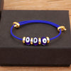 Adjustable Turkish Evil Eye Rope Bracelet in Multiple Colors - Image 10