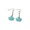 Retro Green Jade Ginkgo Leaf Style Pearl Drop Earring Chinese Ancient Style Hook Earrings For Women Gift - Image 5