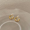 Non-Piercing Cartilage Clip Earrings with Compact Metal Details - Image 5