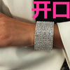 Wedding Bridal Jewelry 1-10 Row Cuff CZ Rhinestone Crystal Stretch Strand Bracelet Bangle - Image 20