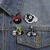 3-5 Pcs Cute Animal Brooch Set Creative anime Enamel Pins Backpack Clothing Accessories Metal Badge Christmas gifts - Image 5
