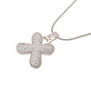 Silver Color Bubble Initial Letters Necklaces 26 Letters Pendants Necklaces for Women Brass CZ Jewelry - Image 24