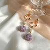 Chinese Style Lily Bell Orchid Pearl Clip Earrings Temperament White Tulip Shell Petal Flower Clip Earrings Without Piercing - Image 4