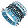 3PCS/Set Black Goth Emo Boho Bracelets For Men Women Punk Gothic Spike Rivets PU Leather Bracelet Bangles Party Jewelry Gift - Image 13