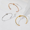 Stainless Steel Bracelets Vintage Men's Woven Twist Texture Bangles For Women Jewelry Statement Streetwear Goth Gifts - Image 9