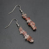 Jewelry Mineral Stone Crystal Charms Earrings Amethysts Chips Gravel Tassel Charm Quartz Dangle Earring Girl - Image 11