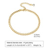 Layered Link Chain Anklets Bracelet for Women, Gold Plated Foot Leg Anklets Summer Boho Beach Jewelry Adjustable - Image 13