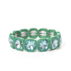 Colorful 15mm Crystal Elastic Bracelet Enamel Stretch Rhinestone Bangle Tile Bead Bracelet for Women Jewelry - Image 12
