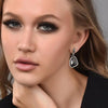 Minimalist Sparkling Black Rhinestone Drop Earrings Women Geometric Pendant Earrings Jewelry Gifts - Image 3