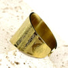 Seven Archangels Angel Adjustable Rings for Women Men Stainless Steel Gold Color Seal of Solomon Protection Finger Ring Jewelry - Image 1