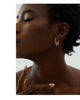 Star Moon Heart Pendant Drop Hoop Huggie Earrings Gold Plated Stainless Steel Charm Jewelry - Image 19