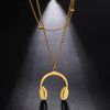 Double Female Symbol Pendant Choker Stainless Steel Double Layer Necklace for Women Jewelry Birthday Gift - Image 18