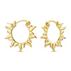 Earring Gold Series Silver Round Hoop Earring Moon Stars Teardrop Cladda Heart Earring For Women Jewellery - Image 20