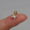 1PC Stainless Steel Mini Zircon Star Cartilage Piercing Stud Earring For Women Helix Tragus Earring Women's Body Jewelry - Image 5