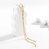Long Flexible Flat Chain Necklace in Multiple Finishes - Image 19