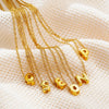 Tiny Gold Color Bubble Balloon Initial Letters Charms Chocker Necklaces for Women Single Alphabet Chains Personalized Jewelry - Image 2
