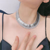 Multi-Layer Metal Strap with Diamond Necklace, European and American Sexy Collarbone Chain, Feeling Women Necklace - Image 5