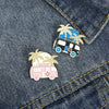 Travel Brooch Field Crossing Hiking Scenery Snow Scene Mountain Peak Alloy Clothing Accessories Backpack Brooch Badge Lapel Pins - Image 4