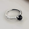 Silver Open Retro Ring For Women Geometric Punk Asymmetric Jewelry Gift - Image 7