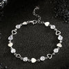 Silver Zircon Bracelets For Women Elegant Double Layer Star Moon Bracelet Party Wedding Anniversary Jewelry Gifts - Image 11