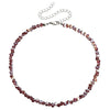 Multicolor Glass Bead Choker Necklace with Irregular Shapes - Image 24