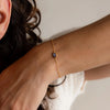 Jewelry Stainless Steel 7 3MM Square Birthstone Bracelet Sparkling Rhinestone Bangle Gift - Image 4