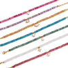 Chic Colored Stone Zircon Pendant Bracelet For Women Gold Pvd Plated Stainless Steel Party Jewelry - Image 1
