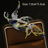 Design Crystal Flower Basket Snowflake Brooches for Women Maple Leaf Animal Corsage Coat Suit Accessories Pins - Image 24