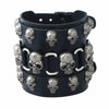 Diverse Styles Skull Skeleton Chain Spikes Rivet Stud Wide Cuff PU Leather Punk Gothic Rock Unisex Bracelet Men Jewelry Bracelet - Image 13