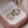 Ball-Detail Stud Earrings with Multiple Color and Finish Options - Image 19