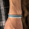 Tibetan Silver C-Bracelets For Women Men Classic Hand-woven Multi-layer Combination Accessory 3Set Gifts - Image 1