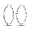 Silver Beetle Daisy Insect Flower Earrings Silver Hoop Earrings For Women Jewelry Party Gifts - Image 10