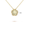 7 colors classic simple five-leaf flower pendant necklace stones clover Choker Chain for women party daily wear jewelry - Image 30
