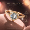 Adjustable Size Rings With Gra Round Diamond For Women Gift Silver Jewelry - Image 9