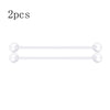 2pcs Clear Surgery Bioflex Nose Rings Belly Rings Septum Eyebrow Lip Cartilage Earring Industrial Plastic Piercing Jewelry - Image 23