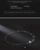 Modian Sparkling Cubic Zirconia Choker Necklace 925 Sterling Silver Stars Necklaces For Women Party Fine Jewelry Gifts